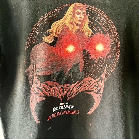 Doctor Strange & the Multiverse of Madness T Shirt Wanda Scarlet Witch Small - Picture 2 of 5